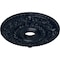 Ekena Millwork Rose Ceiling Medallion (Fits Canopies up to 7 1/4"), 18"OD x 3 1/2"ID x 1 1/2"P, Midnight Dream CM18ROMDF - alternate 4